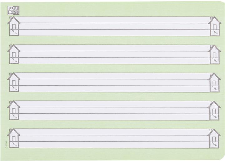 Image du produit Oxford Cahier d'écriture A5 horizontal (A5, À rayures, Couverture souple)