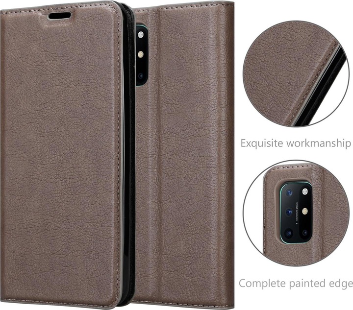 Actual product image Cadorabo Book Invisible Magnet Cover (OnePlus 8T)