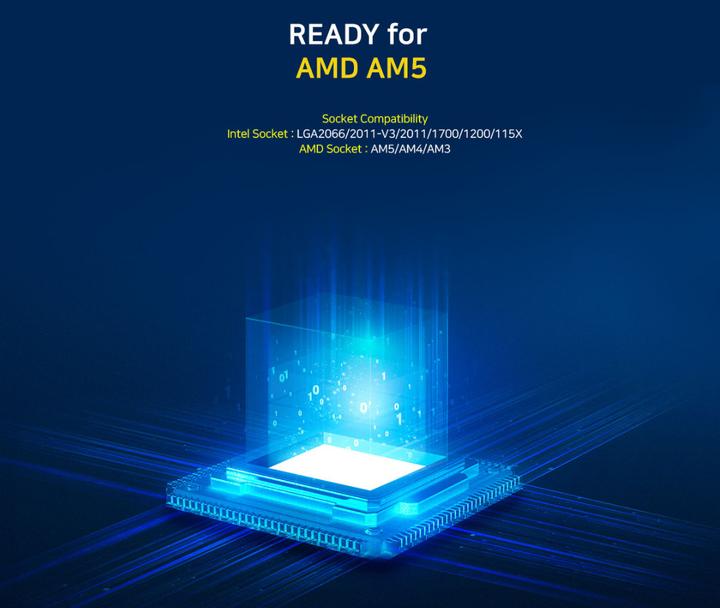 Actual product image Zalman ALPHA28 White CPU Liquid Cooler 280mm Radiator 2 x 140 mm Fan ARGB pump Dual