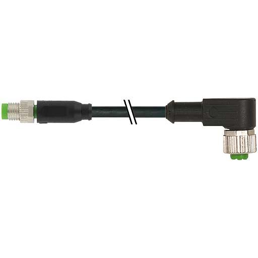 Murr Elektronik Linea di connessione, Cavo + Spina elettrica, Nero