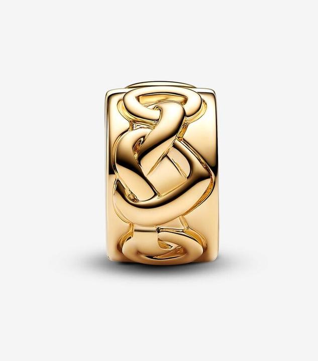 Immagine prodotto Pandora Moments Clip a cuore annodato placcato oro (Dorato, Metallo)