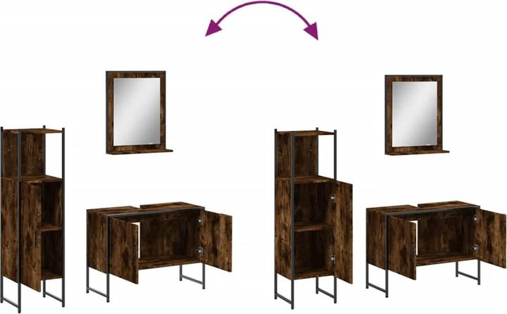Produktbild vidaXL Badmöbel Set (33 x 12 x 120.50 cm)