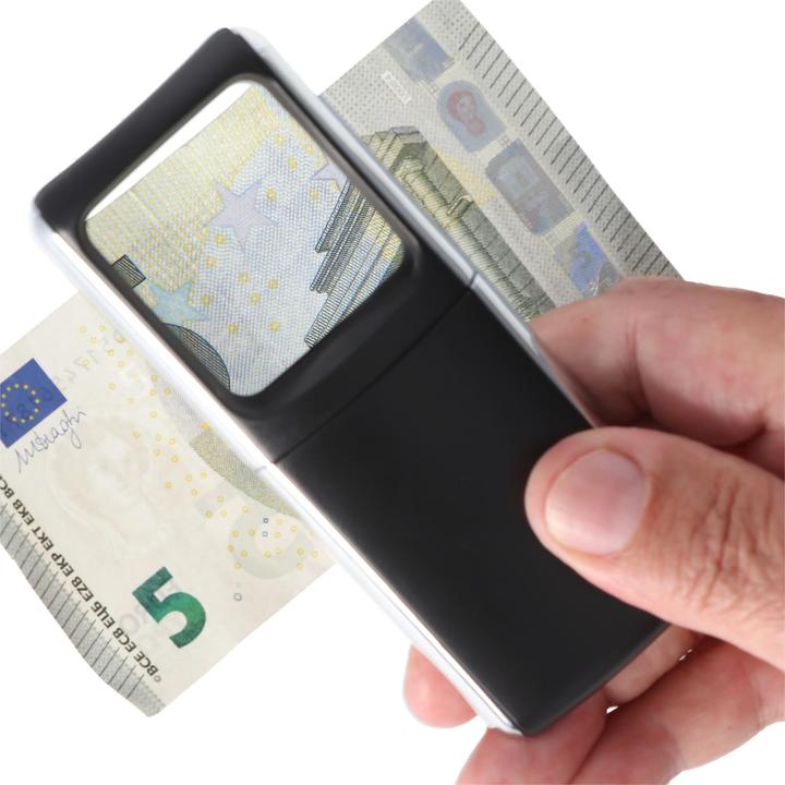 Actual product image Wedo Rectangular loupes with LED lighting