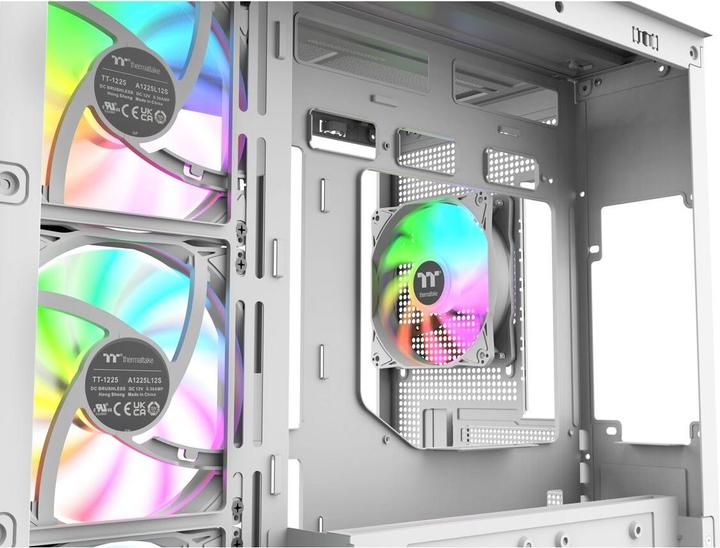 Produktbild Thermaltake Geh View 380 WS Midi Tower "ARGB Snow" White retail (Mini-ITX, ATX, mATX)