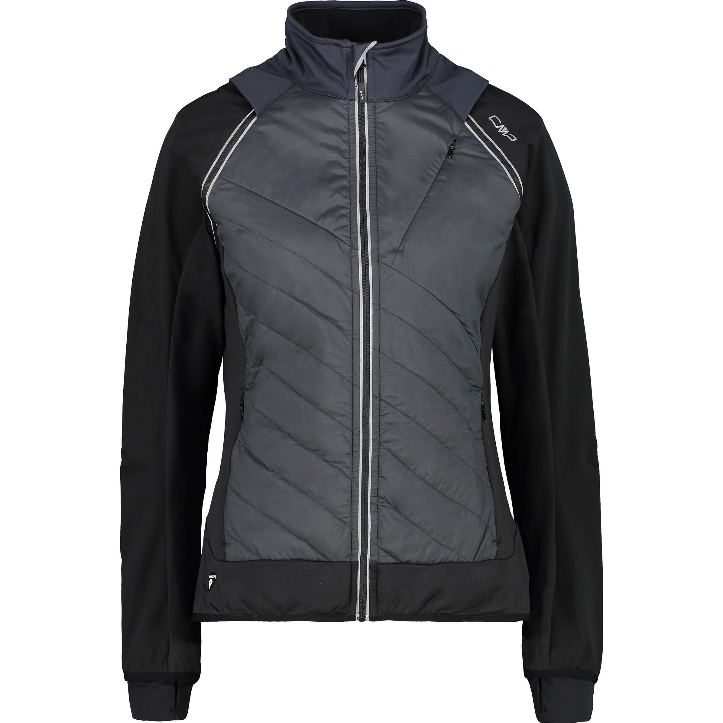 CMP Campagnolo, Damen, Jacke, Sleeves Softshell Jacke (36), Schwarz, 36