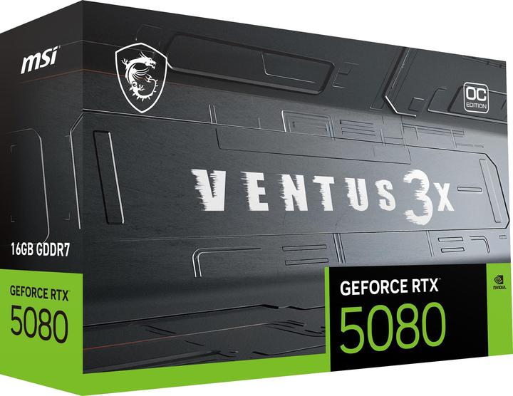 Produktbild MSI GeForce RTX 5080 VENTUS 3X OC PLUS (16 GB)