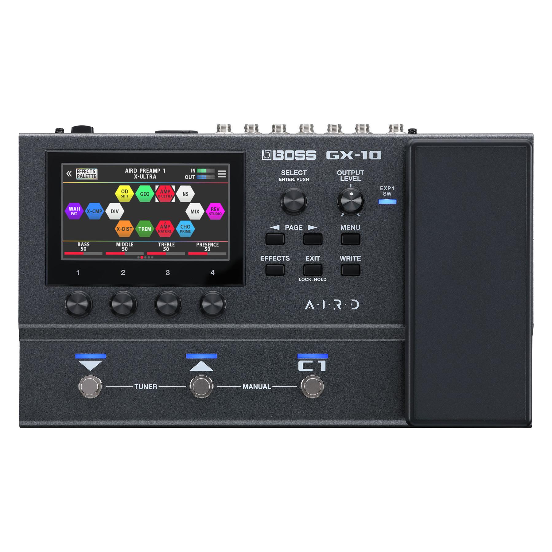 Boss (Electronics) Gx-10 (Bas, Elektrische Gitaar, Gitaar), Effectpedaal, Zwart