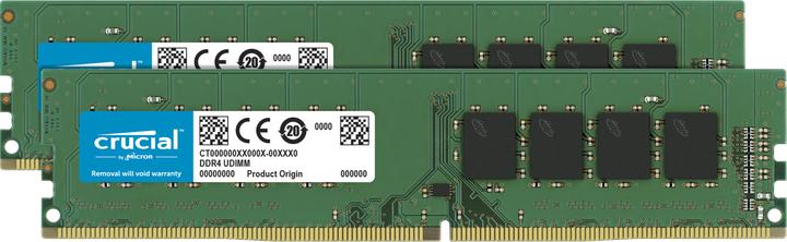 Produktbild Crucial Desktop Memory (2 x 8GB, 3200 MHz, DDR4-RAM, U-DIMM)