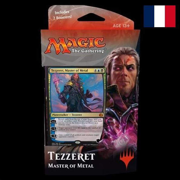Immagine prodotto Magic the Gathering Planeswalker Deck - Aether Revolt - Tezzeret - Französisch (Francese, Pacchetto Booster)
