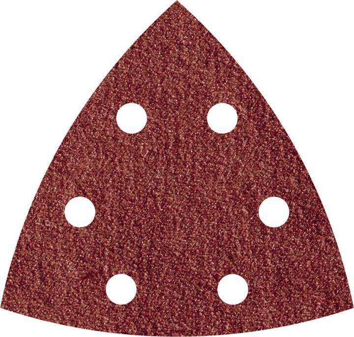 Actual product image wolfcraft 5 Adhesive sanding sheets Aluminium oxide K240 Delta 95mm (240)