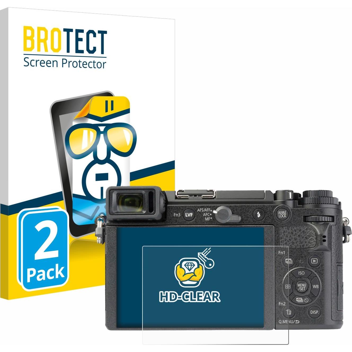 BROTECT Schutzfolie Displayschutz Klar (Displayschutz, Lumix DC-GX9), Kameraschutz, Transparent