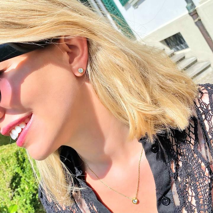 Immagine prodotto Candy Orecchini Sheer Bliss, argento 925, placcato oro (Argento 925, Placcato oro 18k)