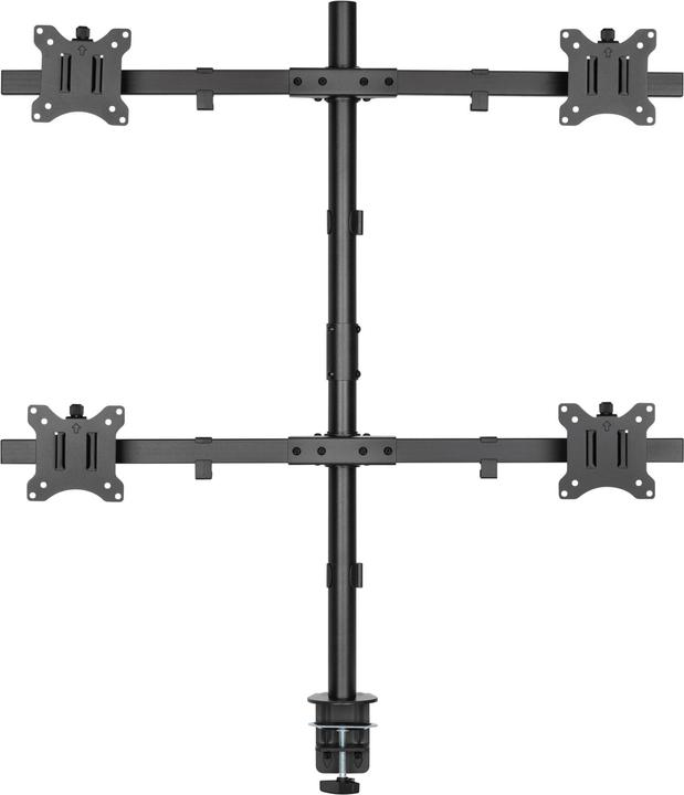 Produktbild InLine Tischhalterung, für 4x LCD-/LED-Display bis 81cm (32"), max. 9kg, schwarz (Esstisch, 32")