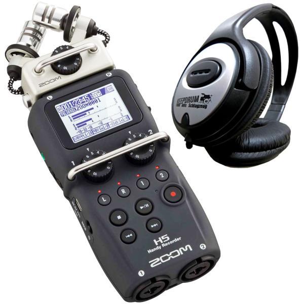 Zoom H5 mobile recorder with headphones (Handheld)