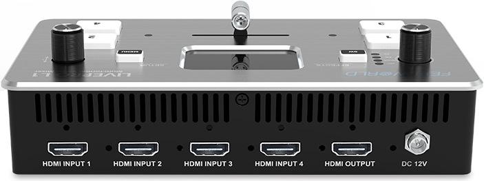 Immagine prodotto Feelworld Switcher video per live streaming LivePro L1 con 4 ingressi HDMI (Accessori video vari)