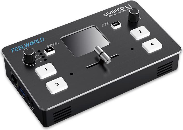 Feelworld LivePro L1 live streaming Video Switcher with 4 HDMI inputs (Various video accessories)