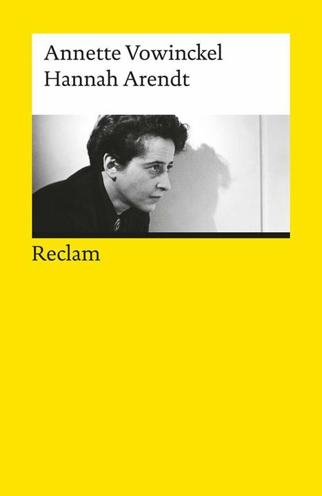 Produktbild Hannah Arendt (Deutsch, Annette Vowinckel, 2015)