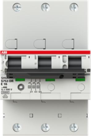 Actual product image ABB S753DR-E40 sel. main LS (SHU) E-Char.,25kA,40A,3P
