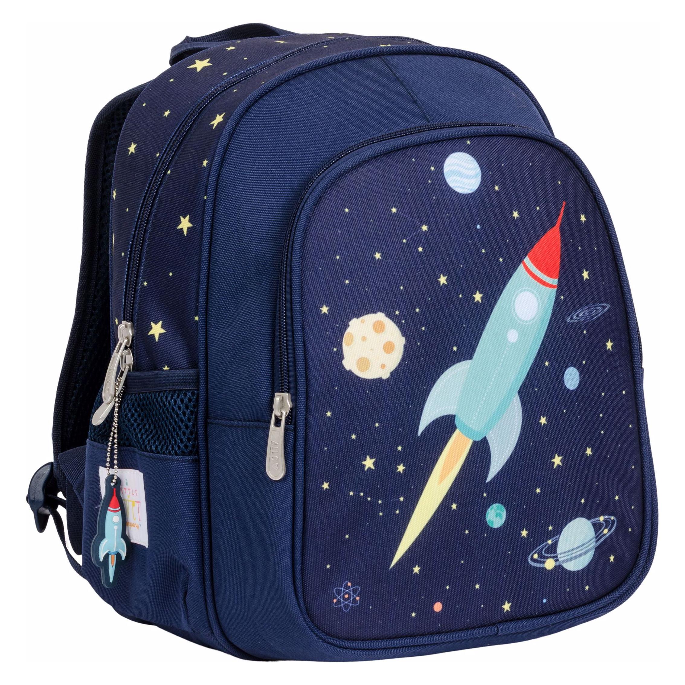 A Little Lovely Company, Kindergartentasche, Space, Blau