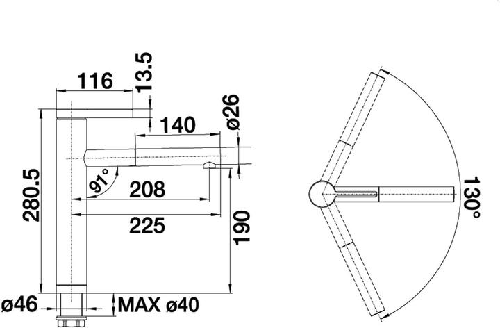Produktbild Blanco Linee-S