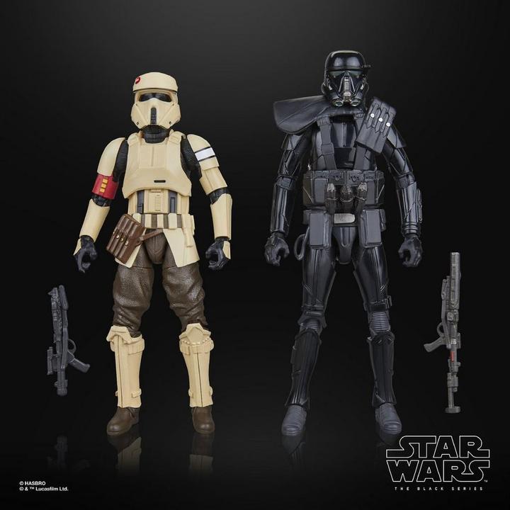Actual product image Hasbro Star Wars - Shoretrooper et Death Trooper The Black Series