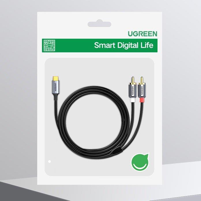 Immagine prodotto Ugreen 2x Cinch — USB C (1.50 m, Cinch)