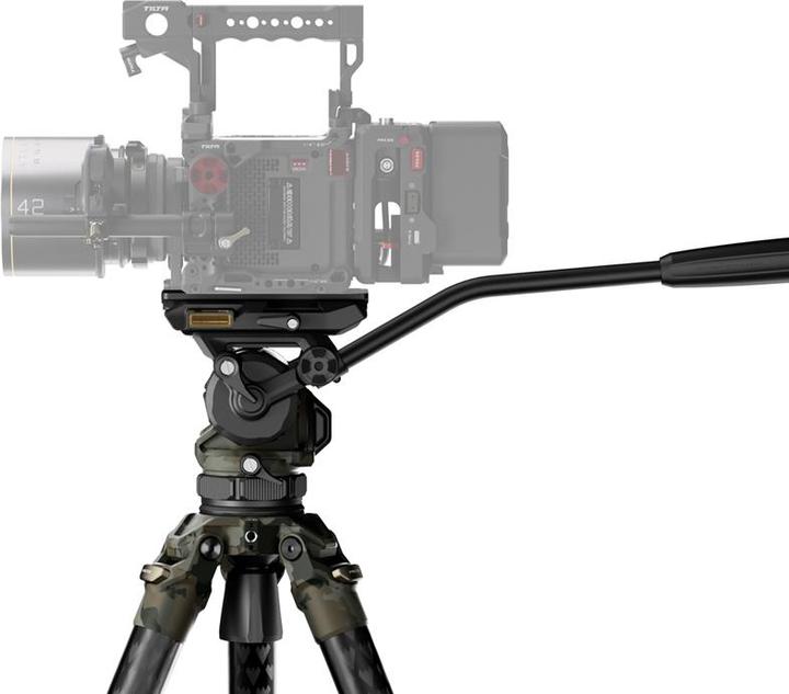 Produktbild Tilta CT08 Cine Fluid Head 75 mm, 3-Stage Carbon Fiber Tripod (Carbon, Metall)
