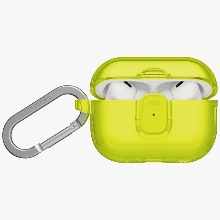 Image du produit Uniq Case Glase Pro for AirPods Pro 3 Lock Case yellow (Manchon pour casque d'écoute)