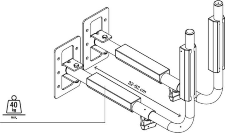 Image du produit Fischer Dachboxen-Wandhalter (751820:)