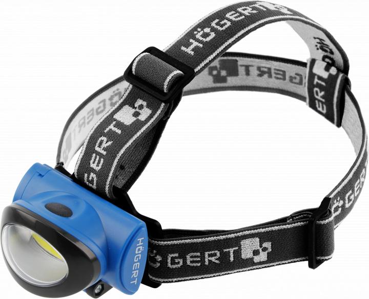 Produktbild Högert Stirnlampe Technik Stirnlampe, 3x AAA 1,5V (ohne Batterien), 3W, 160lm, 10m, IP20 (160 lm)