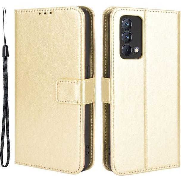 Thumbnail - MU Classic Classic II Leder Bookcover Series (Realme GT Master), Smartphone Hülle, Gold