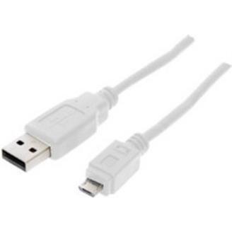 Shiverpeaks Kabel USB 2.0 A (St) => Micro B (St) 5,0m weiss ** BASIC-S (5 m, USB 2.0), USB Kabel