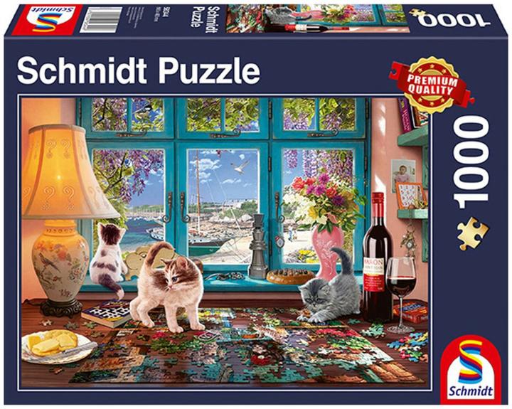 Actual product image Schmidt Spiele At the puzzle table (1000 pieces)
