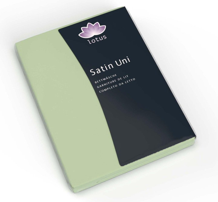 Actual product image Lotus Bettwaren Lotus Satin Fitted Sheet (90 x 200 cm)