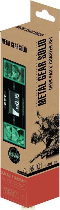 Produktbild Fanattik Metal Gear Solid set sous-mains revêtu & sous-verre Solid Snake x Raiden Limited Edition (35.20 x 7.60 cm)