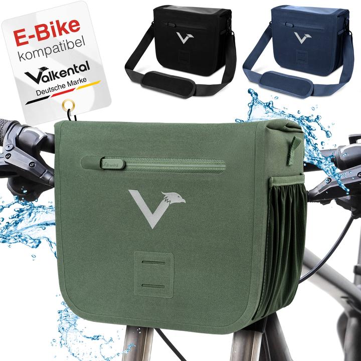 Actual product image Valkental Front Pack - Robust & waterproof handlebar bag (7 l, Handlebar bag)