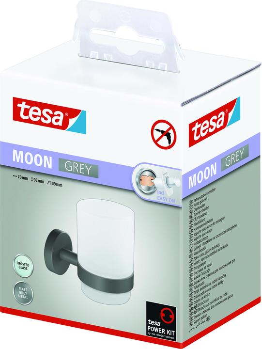 Productafbeelding tesa MOON GREY Tandenborstel Mok (8,5 x 13,5 x 15,5 cm)