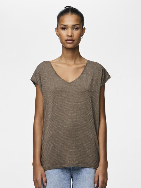 Image du produit Pieces Pcbillo Tee Lurex Stripes Noos Bc (L)