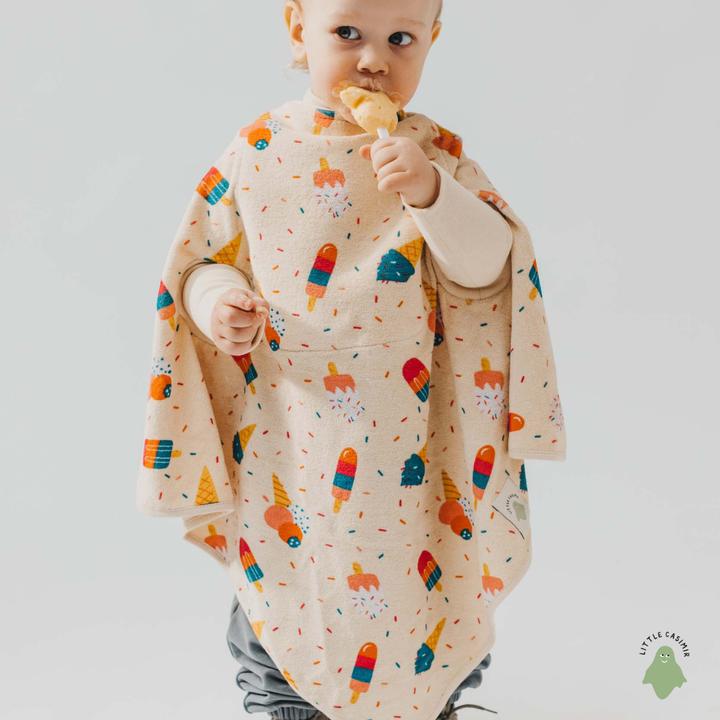Produktbild Little Casimir Lätzchen mit Ärmeln – wasserdicht, saugfähig & verstellbar, für Babys 6M-4J (6 Monate)