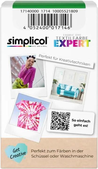 Actual product image Simplicol Textile colour expert (Apple green, 150 ml)