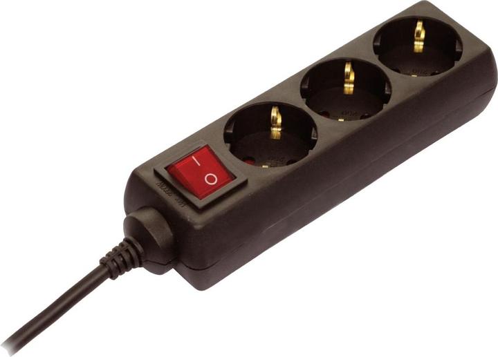 Produktbild As - Schwabe Steckdosenleiste mit Ein-Ausschalter (3 x, CEE 7/3, 5 m)