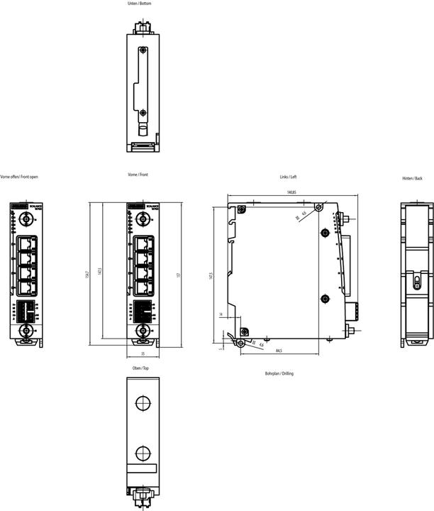 Actual product image Siemens 6GK5763-1AL00-7DA0 IWLAN Access Point SCALANCE WAM763-1 - Access Point - 1.2 Gbp (1201 Mbit/s)