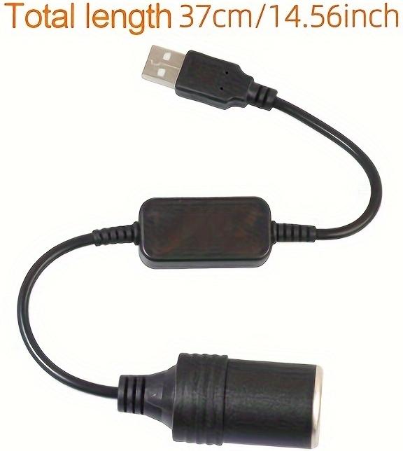 Image du produit PhoneLook Adaptateur USB-A vers allume-cigare 12V universel pour accessoire automobile