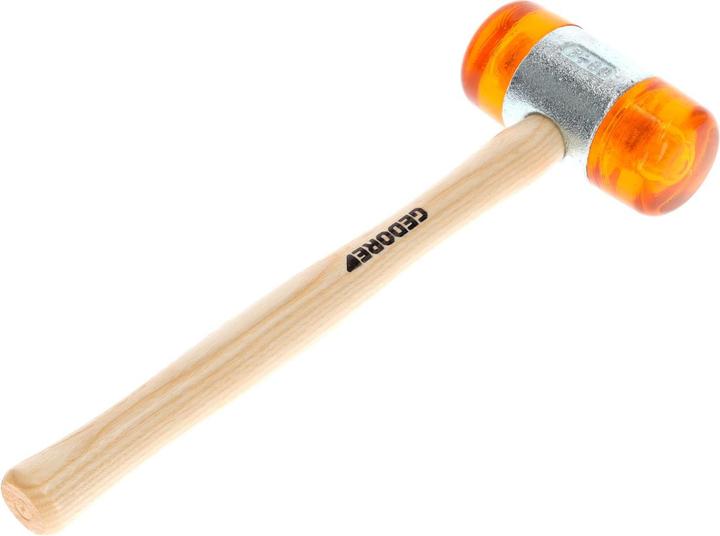 Actual product image Gedore Plastic hammer, Ø 60 mm, Replaceable heads made of cellulose acetate, Sturdy ash handle (1392 g)