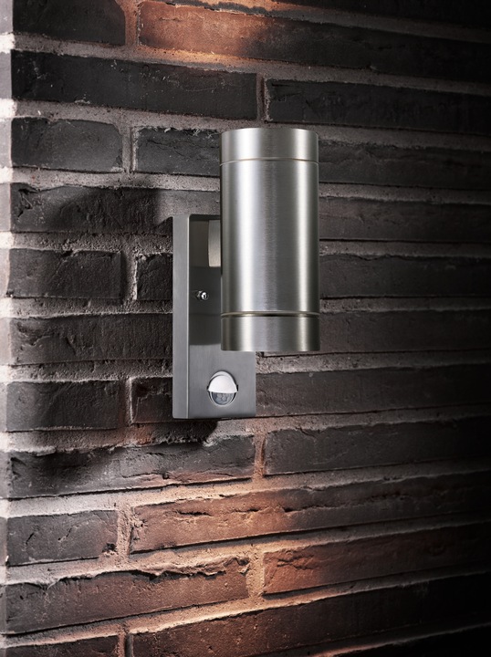 Produktbild Nordlux Tin Maxi, D.Wandleuchte Sensor, Alu (GU10, IP54)