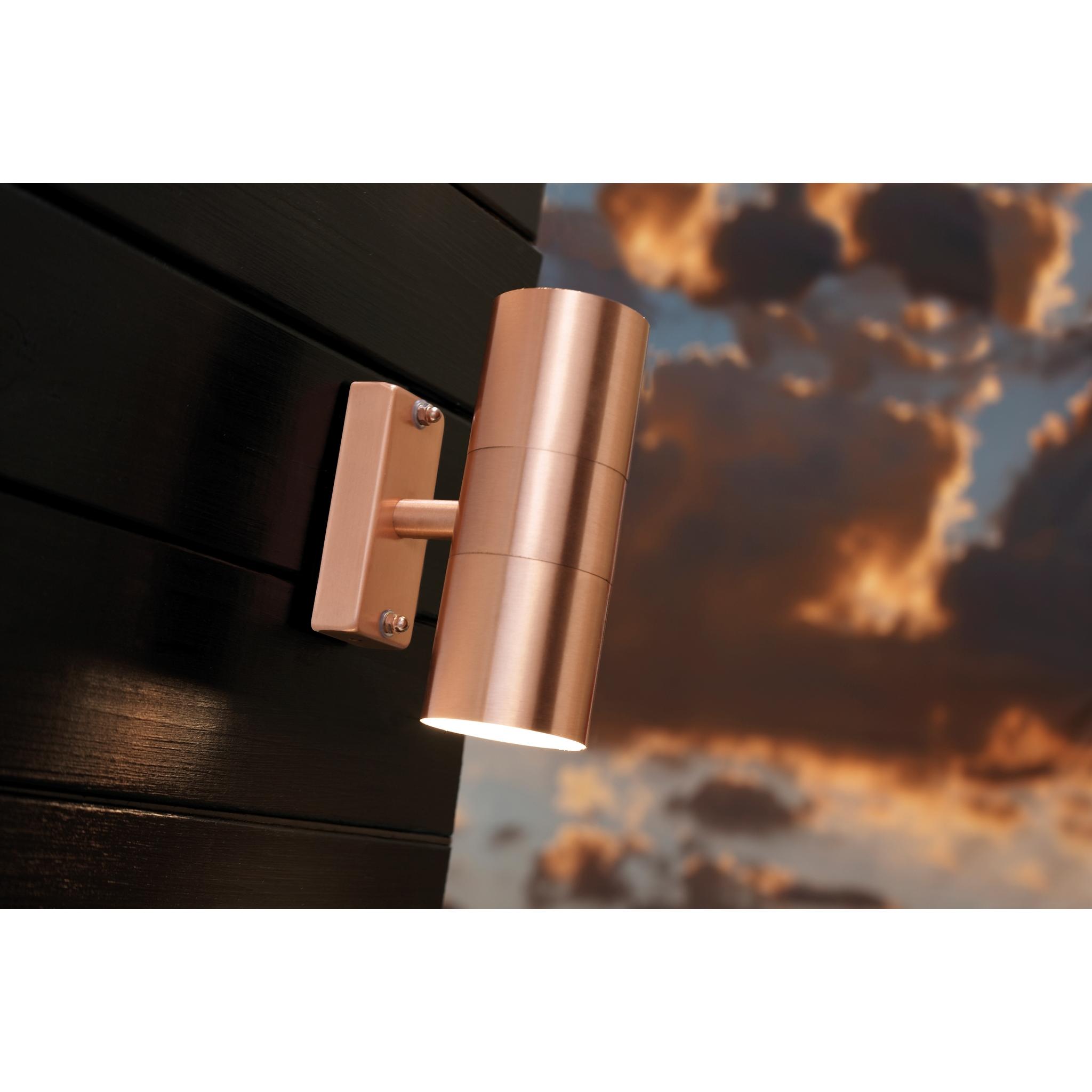 Thumbnail - Nordlux, Gartenbeleuchtung, Tin, Dop. Wandleuchte, Kupfer (GU10, IP54)