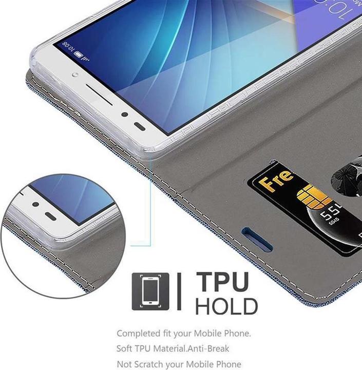 Actual product image Cadorabo Book Jeans Optics Cover (Honor 7)