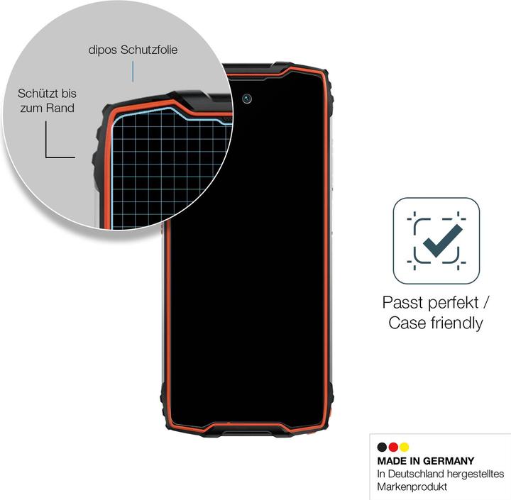 Produktbild Dipos Anti-Shock Displayschutz Matt 9H (1 Stück, Blackview BV9300)