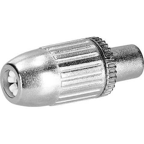 Axing IEC Stecker CKS 5-00 Im Gussgehäuse, Axial (Antennenkabel), Antennenkabel