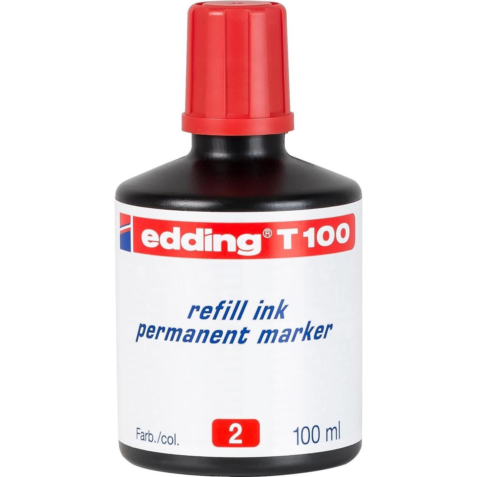 Edding, Marker, Permanent Marker Tusche (Rot, 1 x)